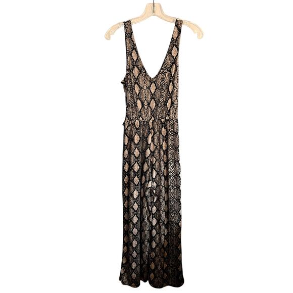 Timing Medium Brown Women's Jumpsuit Romper Pants Sleeveless BOHO Miss Size 8 10 - Picture 4 of 5